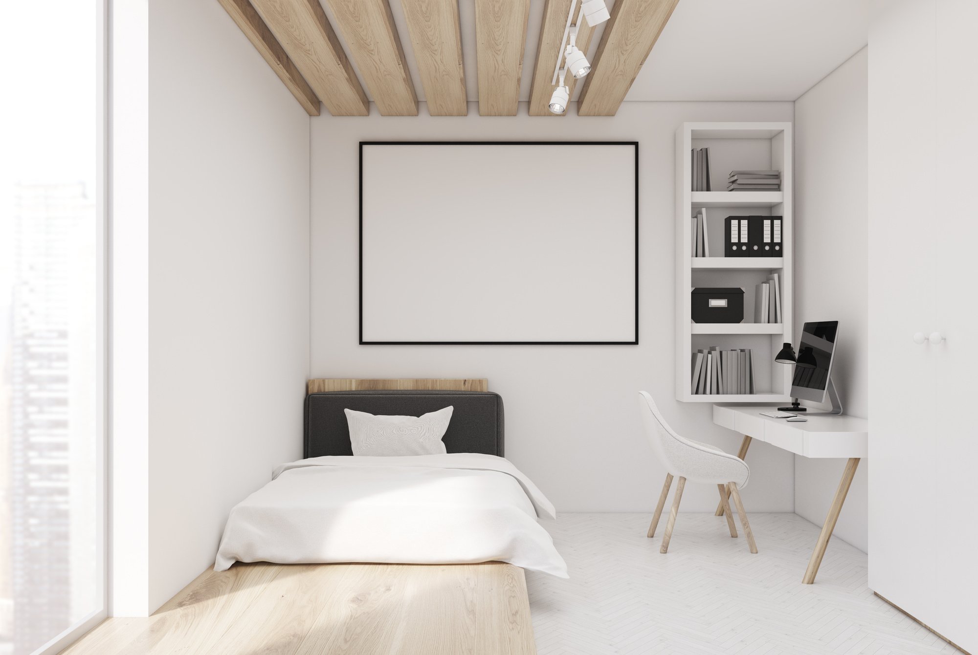 When it comes to styling a smart, functional, and stylish bedroom workspace, explore these small bedroom office combo ideas!